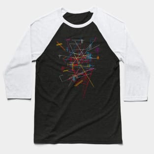 Abstract Design Pattern Baseball T-Shirt